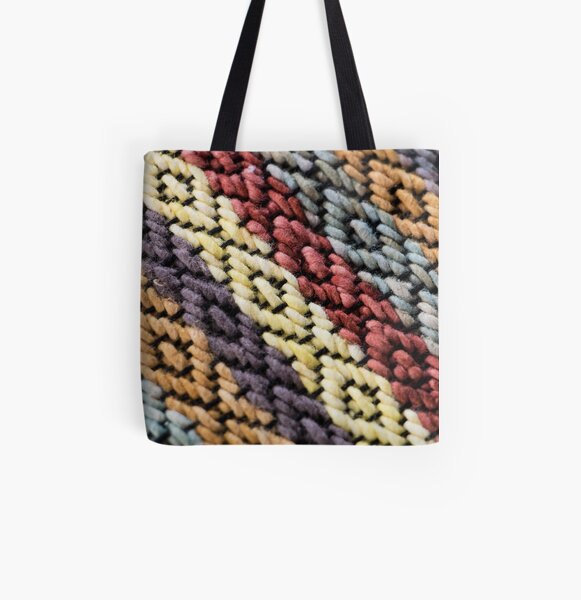 Plant Dyed All Over Print Tote Bag