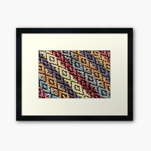 Plant Dyed Framed Art Print