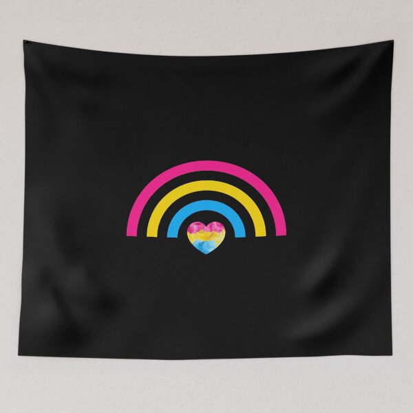 Item preview, Pansexual Heart Rainbow design LGBTQ Pride Gift Idea designed and sold by phoxydesign.