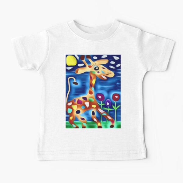 The rainbow Giraffe! Baby T-Shirt