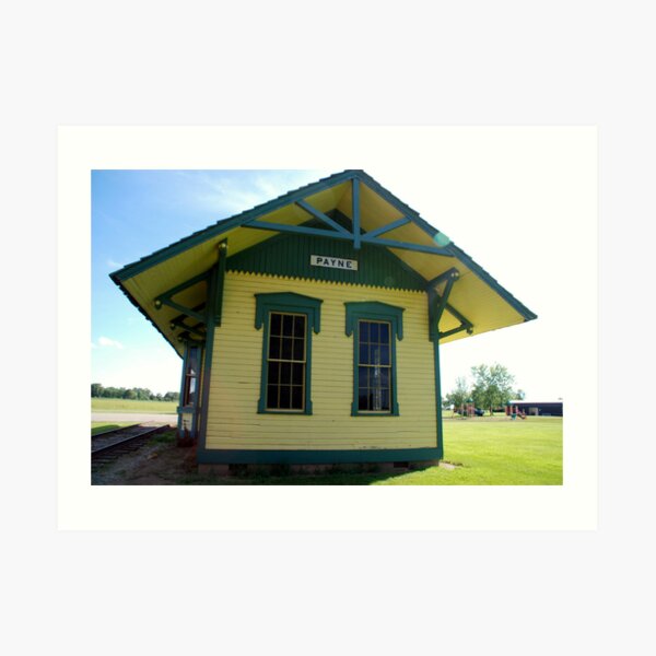 Old Train Station Art Print