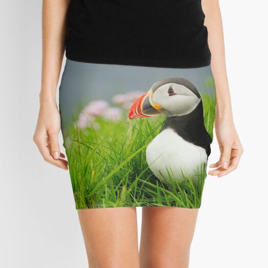 The Puffin at Sumburgh Mini Skirt