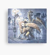 The Old Busstop Canvas Print