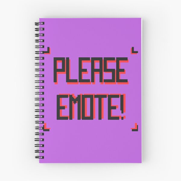 Item preview, Please Emote! designed and sold by MoMoJaJa.