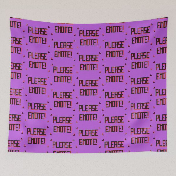Item preview, Please Emote! designed and sold by MoMoJaJa.