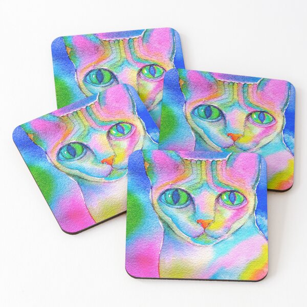 Item preview, Rainbow kitty  designed and sold by Karin Zeller.