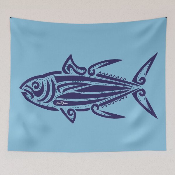 Item preview, Yellowfin Tuna (Blue) designed and sold by Ian2Danim.