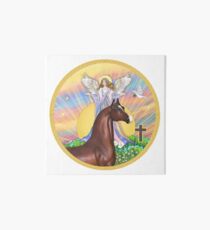 Sunrise Angel - Pferd (Kastanie) Galeriedruck