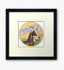 Sunrise Angel - Pferd (Kastanie) Gerahmtes Wandbild