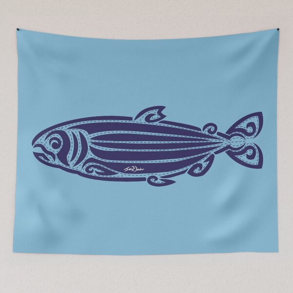 Item preview, King Salmon (Blue) designed and sold by Ian2Danim.