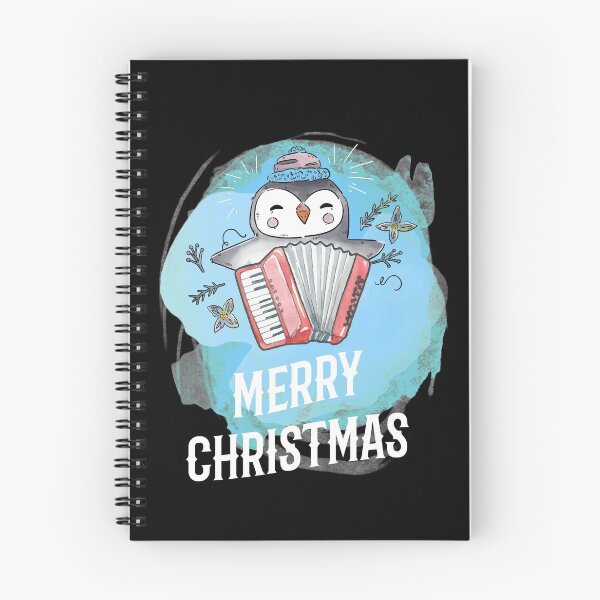 Item preview, Merry Christmas Accordion Animal Penguin Mistletoe designed and sold by DSWShirts.