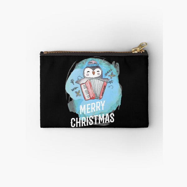 Item preview, Merry Christmas Accordion Animal Penguin Mistletoe designed and sold by DSWShirts.