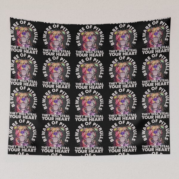 Item preview, Pitbull Lover Gift, Beware of Pitbulls They Will Steal Your Heart designed and sold by SerenaBliss.