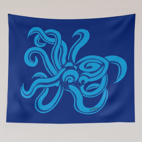 Item preview, Octopus (Cyan) designed and sold by Ian2Danim.