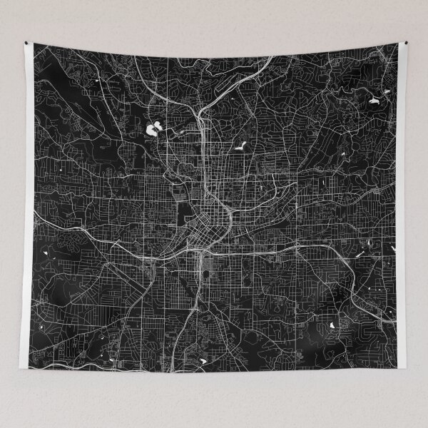 Item preview, Atlanta GA Map    designed and sold by Kara515.