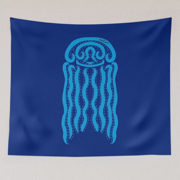 Item preview, Box Jellyfish (Cyan) designed and sold by Ian2Danim.