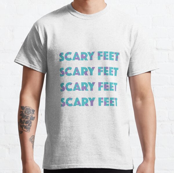 Sulley Scary Feet Monsters Inc Text Classic T-Shirt