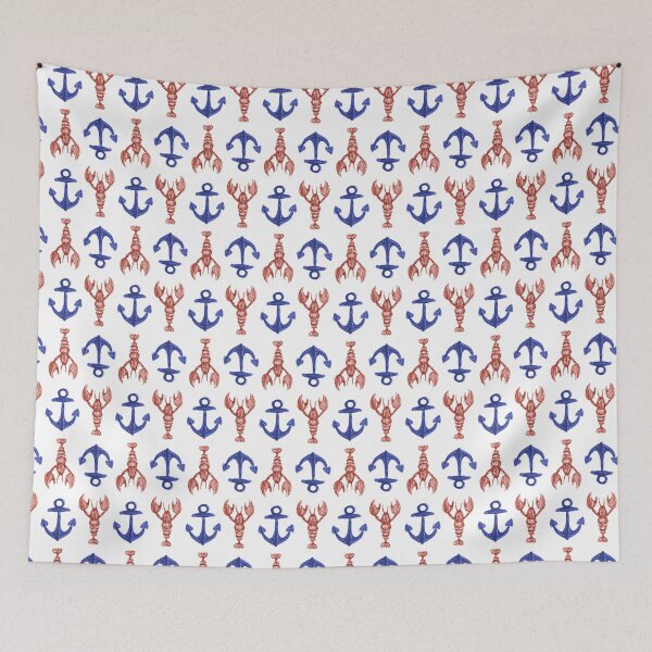 Item preview, Lobsters & Anchors designed and sold by crumpsticks.