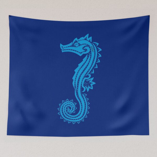 Item preview, Seahorse (Cyan) designed and sold by Ian2Danim.