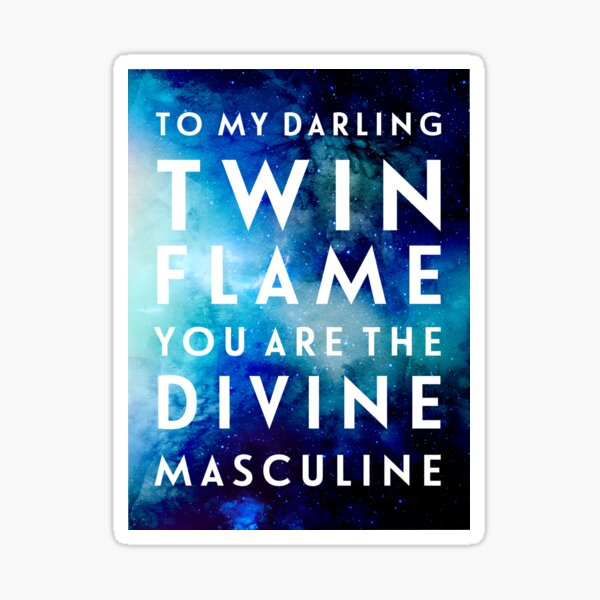 To The Divine Masculine Sticker