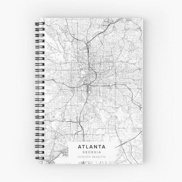 Aperçu de l'œuvre Carte d'Atlanta GA créée et vendue par Kara515.