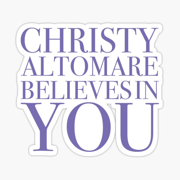 Christy Altomare Stickers Redbubble