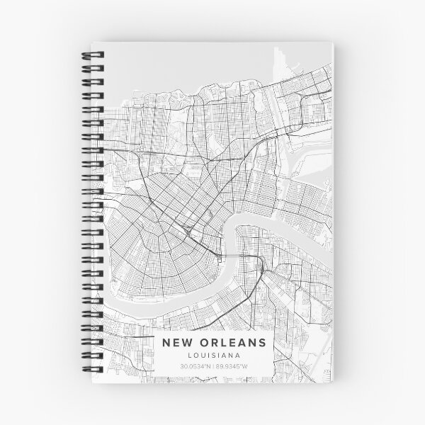 Artikelvorschau, Karte von New Orleans entworfen und verkauft von Kara515.