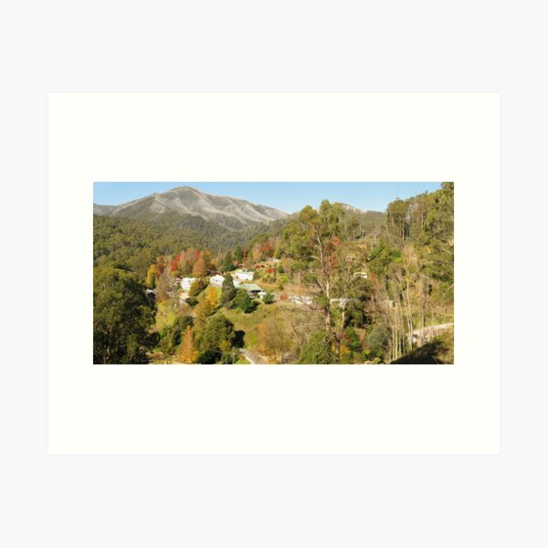 Item preview, Autumn Mountain Village designed and sold by David Hunt.