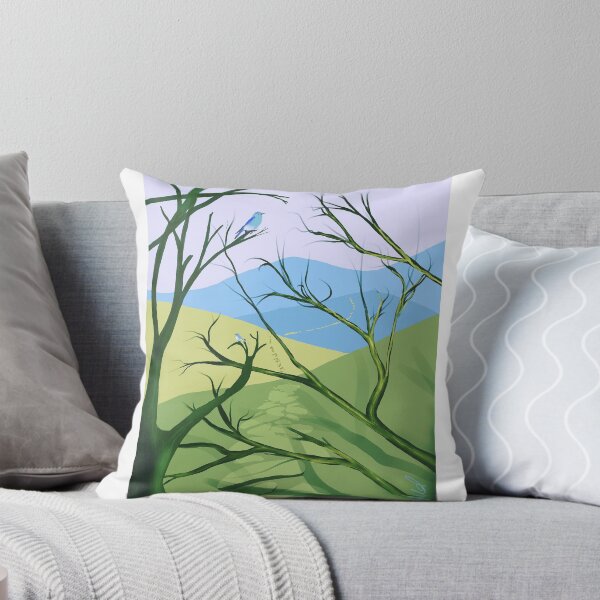 Item preview, Blue mountain bird designed and sold by Michele Winfield.
