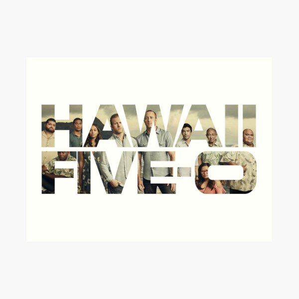 HAWAII FIVE-0 (LOGO) Art Print