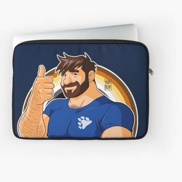 ADAM LIKES TO BEAR UP - BEAR PRIDE Laptop Sleeve
