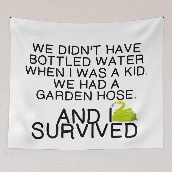 Item preview, SURVIVED WATER FROM GARDEN HOSE designed and sold by CalliopeSt.