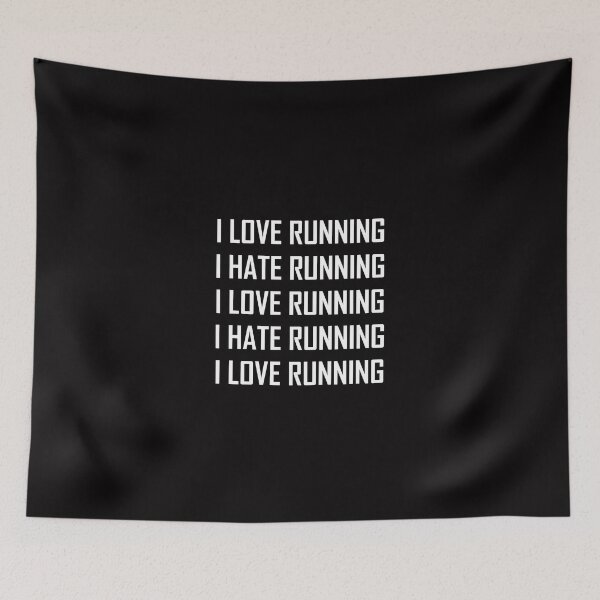 Item preview, I Love Running Hate Running Funny designed and sold by TheBestStore.