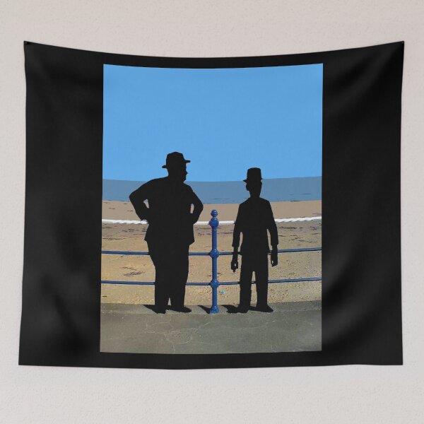 Artikelvorschau, LAUREL und HARDY: Vintage-Silhouette-Druck entworfen und verkauft von posterbobs.