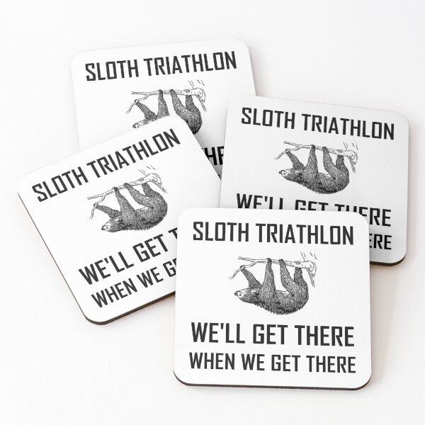 Item preview, Sloth Triathlon Get There Funny designed and sold by TheBestStore.