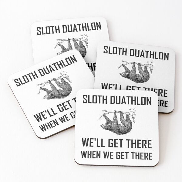 Item preview, Sloth Duathlon Get There Funny designed and sold by TheBestStore.