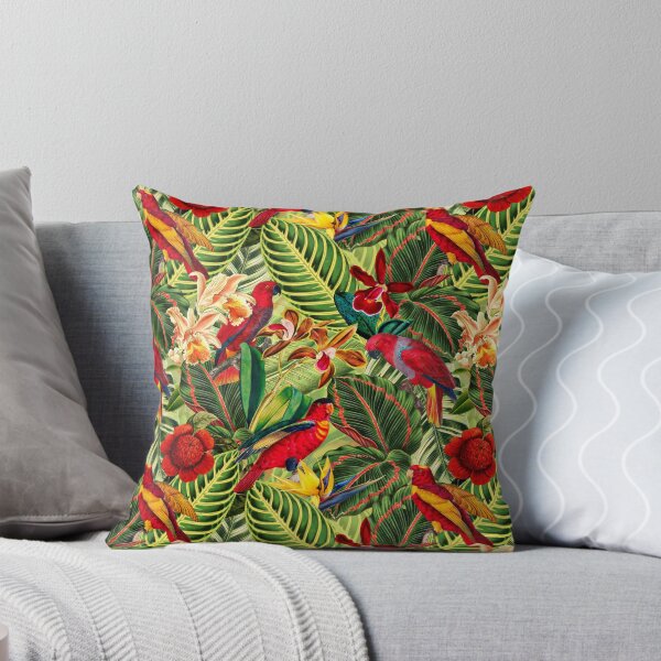 Item preview, Vintage Tropical Bird Jungle Botanical Night Botanical Garden Nightgarden designed and sold by UtArt.