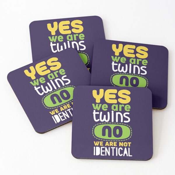 Item preview, Yes We Are Twins No We Are Not Identical designed and sold by jaygo.