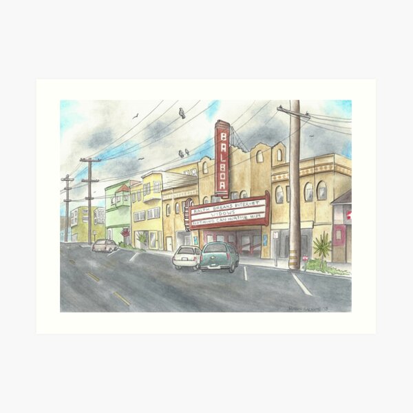 Balboa Theater Art Print