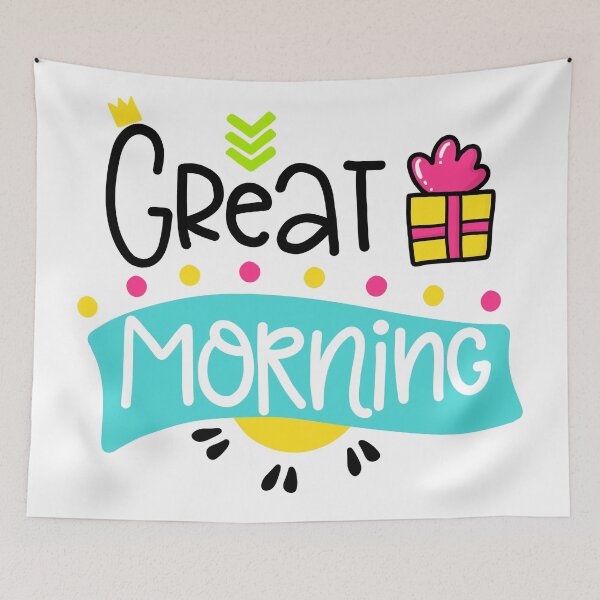 Item preview, GREAT MORNING  POSITIVE MIND / GOOD DAY / GOOD VIBES  OPTIMISTIC designed and sold by Turie.