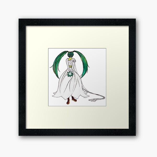 Flower Girl : Muguet (Lily of the valley) Framed Art Print