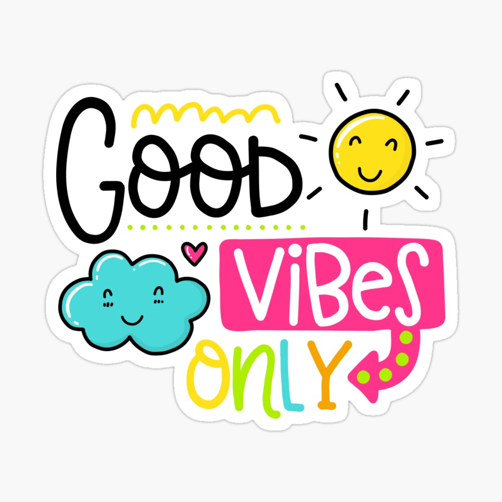 Only Good Vibes Clip Art