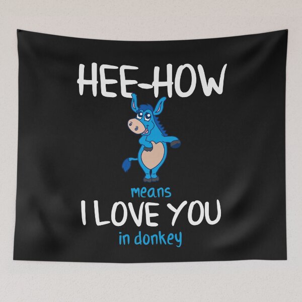 Item preview, Love donkey Muli Love You gift designed and sold by BTStyle.