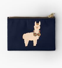 Llama Alpaca Hawaiian Beach Studio Pouch