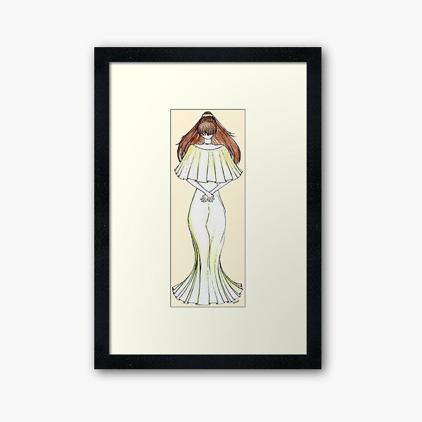 Flower Girl : Lily Framed Art Print