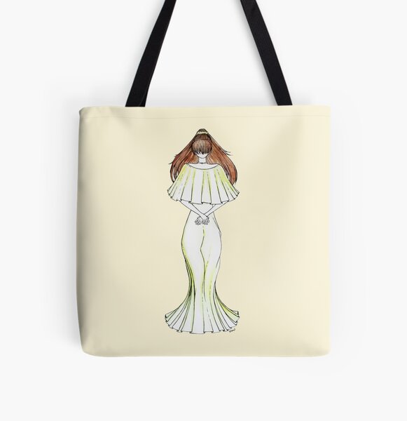 Flower Girl : Lily All Over Print Tote Bag
