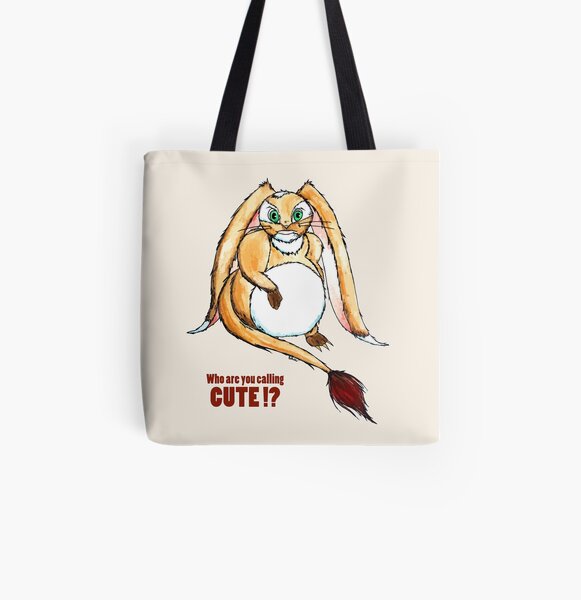 Who are you calling CUTE !? All Over Print Tote Bag