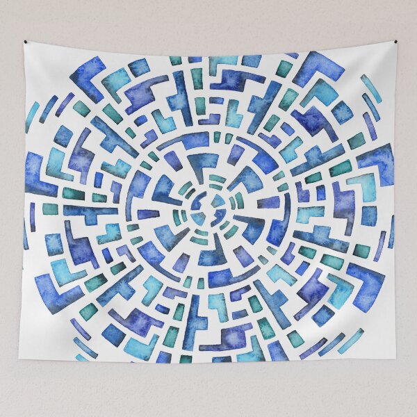 Item preview, Rotations - Blue designed and sold by Marie Funseth.