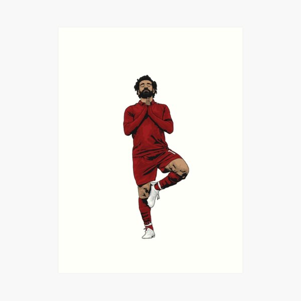 Yoga Mo Salah Art Print