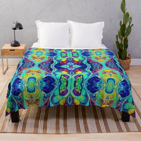 Item preview, Blue Psychedelic Harmony designed and sold by Happy-and-Neat.